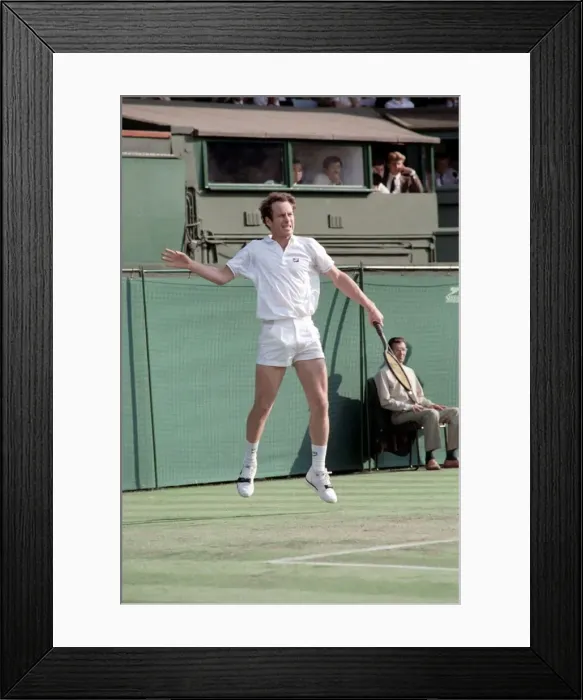 Framed Print : Wimbledon. John McEnroe. June 1988 88-3372-144 Framed Print : Wimbledon. John McEnroe. June 1988 88-3372-144