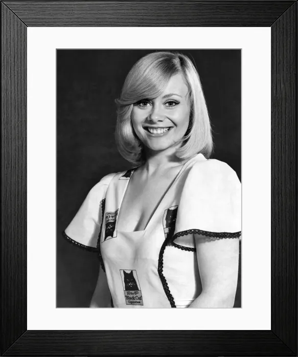 Framed Print : Actress Anne Aston. June 1975 P017220