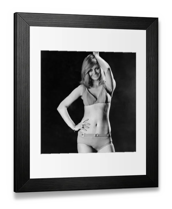 Framed Print : Clothing beach and swimwear. May 1971 P017293