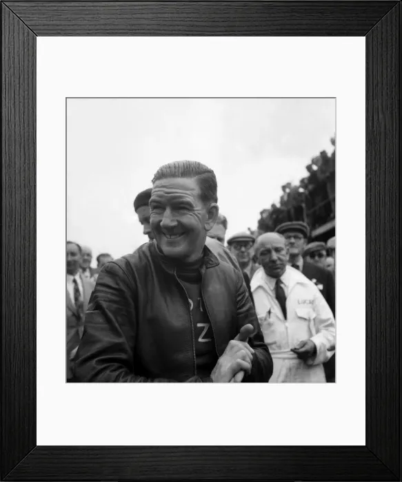 Framed Print : Motorsport. Isle of Man TT Races 1953 Fergus Anderson Framed Print : Motorsport. Isle of Man TT Races 1953 Fergus Anderson