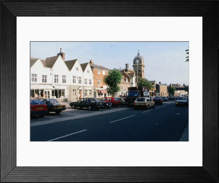 Framed Print : Market town of Hungerford August 1987 Framed Print : Market town of Hungerford August 1987