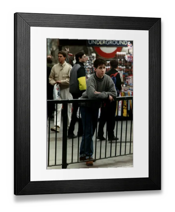 Framed Print : Seymour Platt son of Christine Keeler who was kicked out of his posh boarding school for Framed Print : Seymour Platt son of Christine Keeler who was kicked out of his posh boarding school for