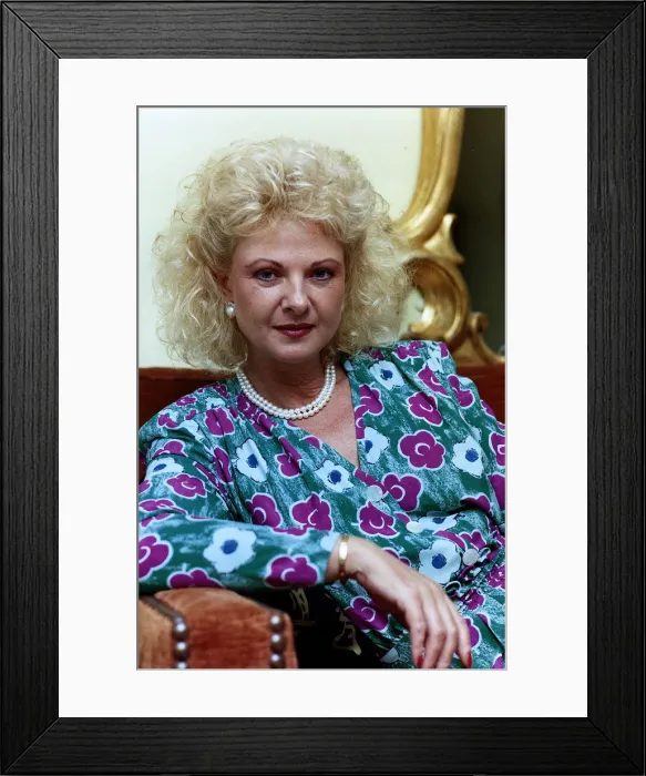 Framed Print : Mandy Rice Davies who was involved in the Profumo scandal in the 1960s which was later