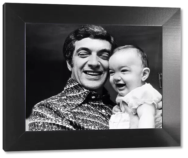 Frankie Vaughan with his grandaughter Natalie Lisa 1976