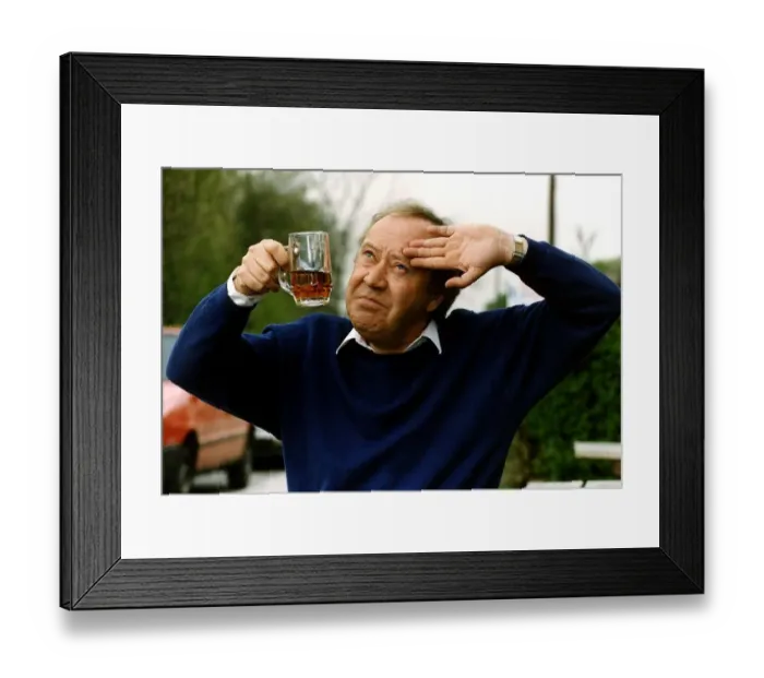 Framed Print : Dennis Kirkland TV Producer Firend of the comedian Benny Hill Framed Print : Dennis Kirkland TV Producer Firend of the comedian Benny Hill
