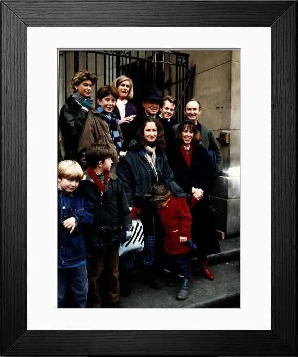 Framed Print : Michael Douglas actor among a crowd of people Framed Print : Michael Douglas actor among a crowd of people