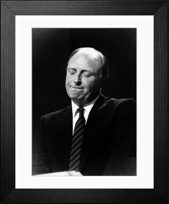 Framed Print : Neil Kinnock the labour minister in bournemouth Framed Print : Neil Kinnock the labour minister in bournemouth