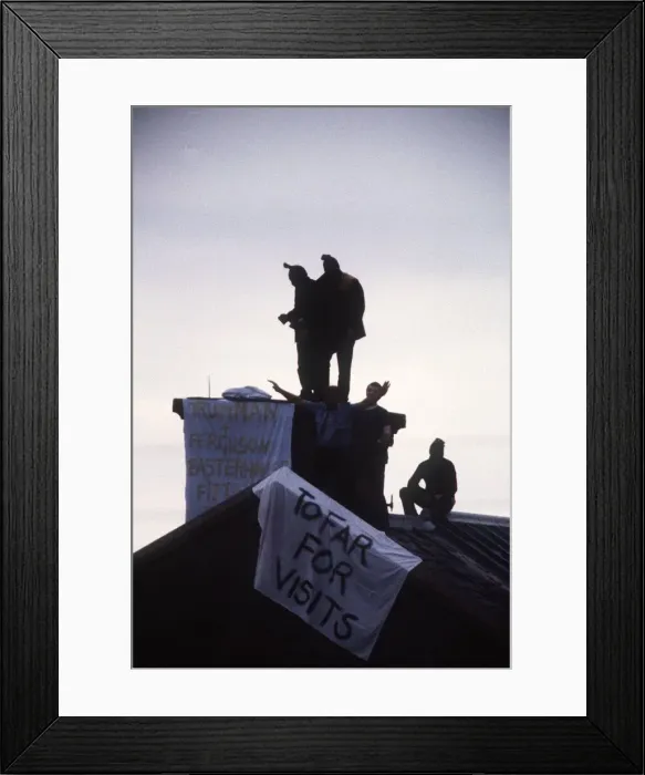 Framed Print : siege at Peterhead Prison Framed Print : siege at Peterhead Prison