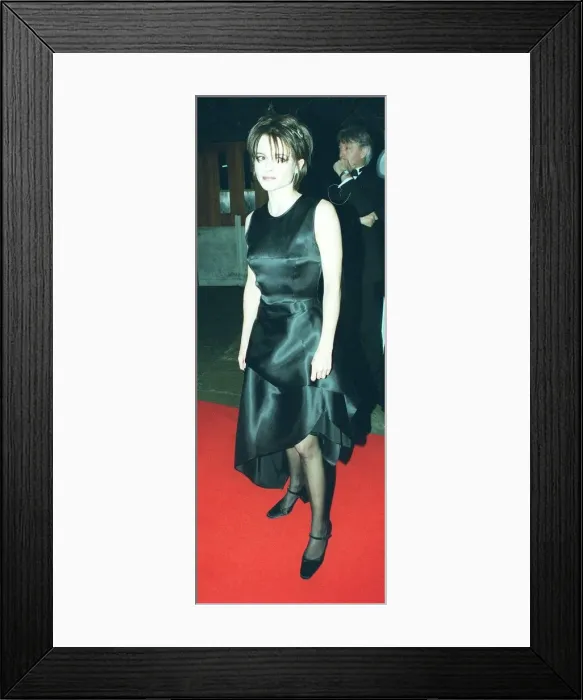 Framed Print : Helena Bonham Carter actress at the Baftas April 1998 Framed Print : Helena Bonham Carter actress at the Baftas April 1998