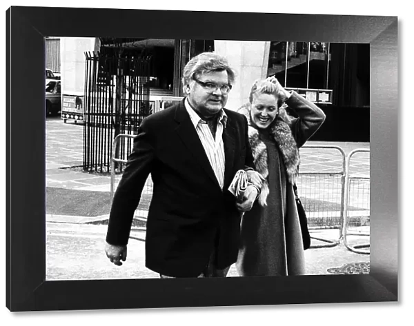 Comedian Benny Hill with Trudi Miller 1989