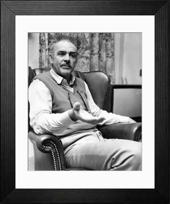 Framed Print : Sean Connery actor Framed Print : Sean Connery actor