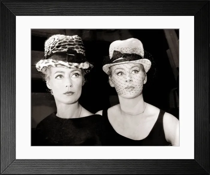 Framed Print : The 1960 Autumn collection of Christian Dior Chapeaux / Hats Framed Print : The 1960 Autumn collection of Christian Dior Chapeaux / Hats