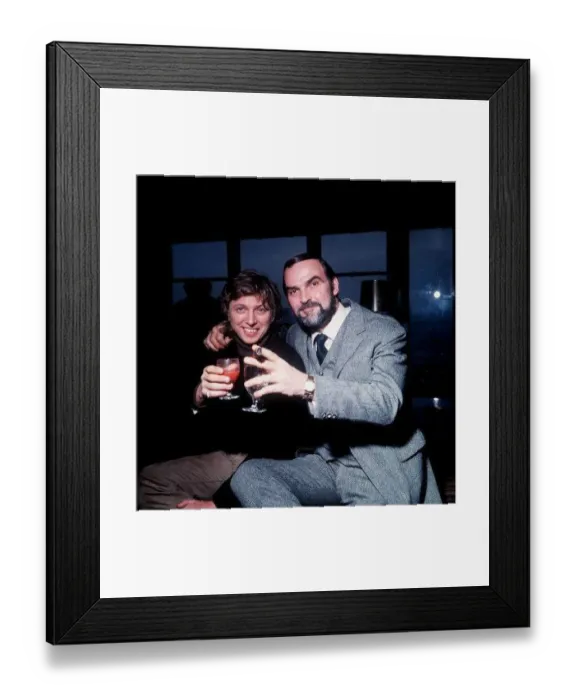 : Tommy Steele with Stanley Baker at White Jack'film press conference : Tommy Steele with Stanley Baker at White Jack'film press conference