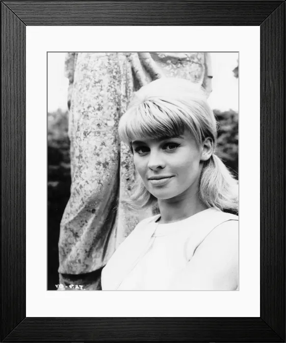 Framed Print : Julie Christie actress in her second film The Fast Lady 1963