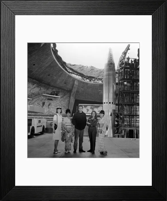 Framed Print : James Bond 007 film set for You Only Live Twice October 1966 at the Pinewood Framed Print : James Bond 007 film set for You Only Live Twice October 1966 at the Pinewood