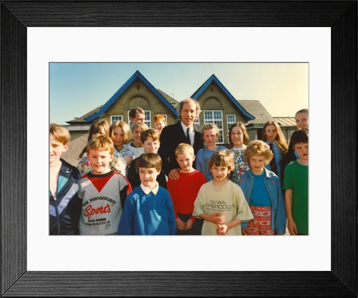 Framed Print : Mark Knopfler, guitarist with Dire Straits, makes a return visit to his old stamping Framed Print : Mark Knopfler, guitarist with Dire Straits, makes a return visit to his old stamping