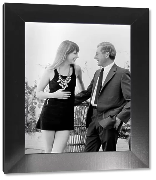 Jane Birkin & Abraham Polanski June 1970 21  /  6  /  1970