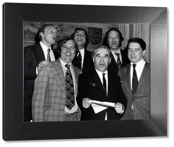 William Molloy MP May 1975 Some of the anti common market MPs at Westminster in
