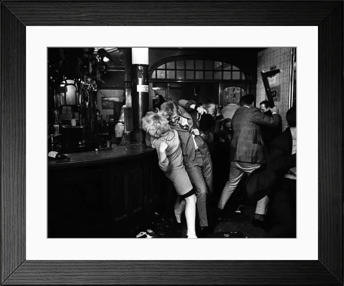 Framed Print : Michael Caine on set in the film Alfie The fight scene takes place in the Black Framed Print : Michael Caine on set in the film Alfie The fight scene takes place in the Black