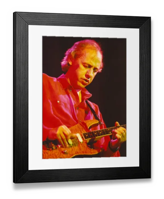 Framed Print : Mark Knopfler, formerly of Dire Straits, play with his alternative band the Notting Framed Print : Mark Knopfler, formerly of Dire Straits, play with his alternative band the Notting