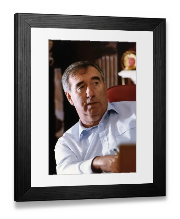 Framed Print : Bernard Matthews, turkey farmer