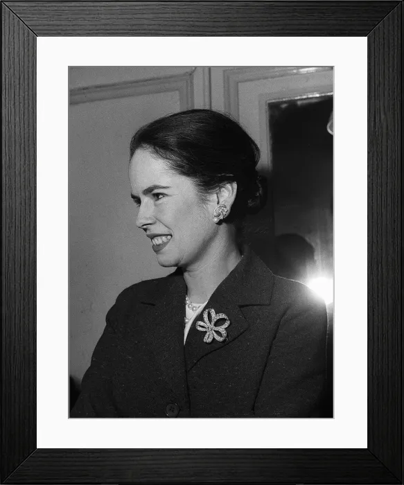 Framed Print : Geraldine Chaplin - daughter of Charlie Chaplin 1961 Framed Print : Geraldine Chaplin - daughter of Charlie Chaplin 1961