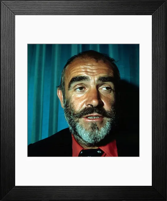 Framed Print : Sean Connery Scottish actor July 1974 Framed Print : Sean Connery Scottish actor July 1974