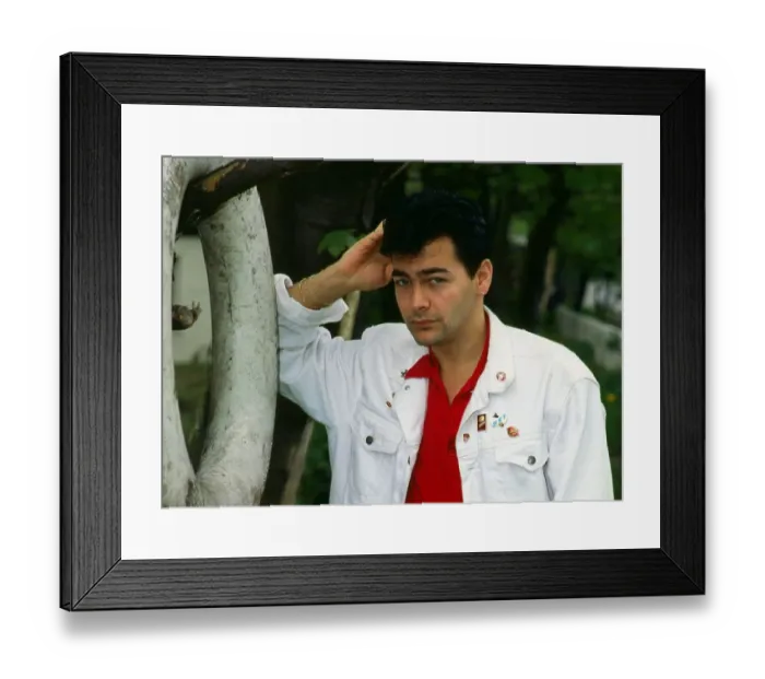Framed Print : Jon Moss Culture Club drummer May 1987 Framed Print : Jon Moss Culture Club drummer May 1987