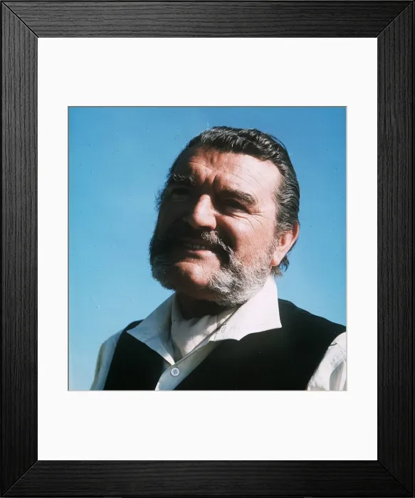 Framed Print : Actor Jack Hawkins 1968 Framed Print : Actor Jack Hawkins 1968