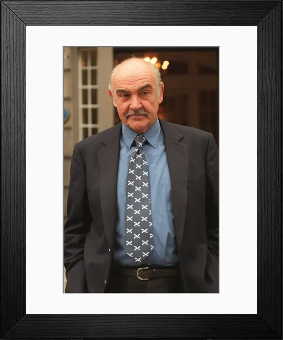 Framed Print : Sean Connery May 1999 the morning after the Scottish parliament elections EIAN Framed Print : Sean Connery May 1999 the morning after the Scottish parliament elections EIAN