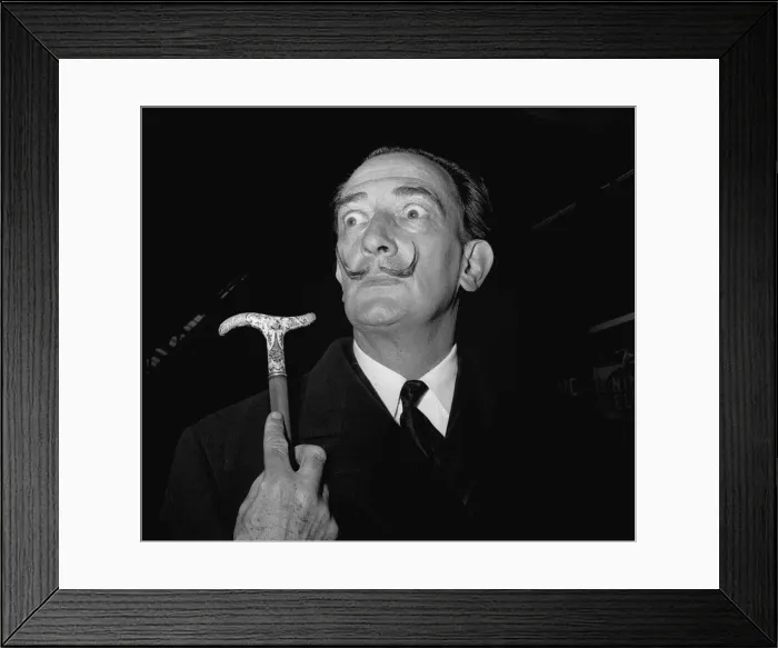 Framed Print : Salvador Dali in London Dalis paintings, which he described as