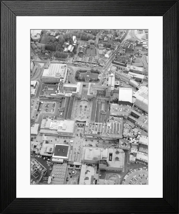 Framed Print : Coventry city centre- Aerial 9th May 1973. ve Framed Print : Coventry city centre- Aerial 9th May 1973. ve