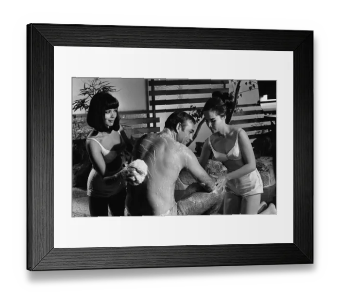 Framed Print : Film You Only Live Twice 1966 Sean Connery as James Bond Framed Print : Film You Only Live Twice 1966 Sean Connery as James Bond
