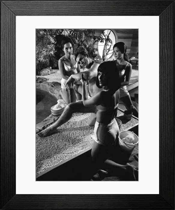 Framed Print : Film You Only Live Twice 1966 Sean Connery as James Bond Framed Print : Film You Only Live Twice 1966 Sean Connery as James Bond