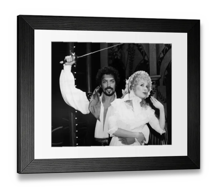 Framed Print : Pirates of Penzance play 1982 starring Tim Curry and Pamela Stephenson