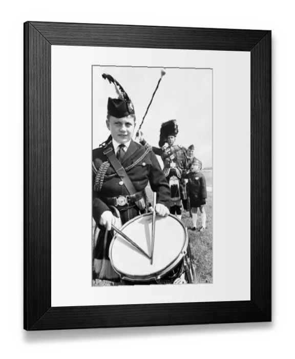 Framed Print : The white family who are all involved in the Boys Brigade