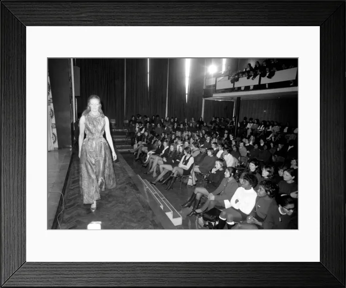 Framed Print : Fashion Clothing. Today, girls in Tower Hamlets schools saw their own fashion show