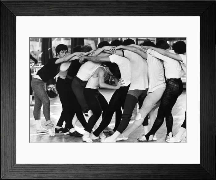 Framed Print : Rudolph Nureyev and the Royal Ballet seen during rehearsals for the new ballet Framed Print : Rudolph Nureyev and the Royal Ballet seen during rehearsals for the new ballet