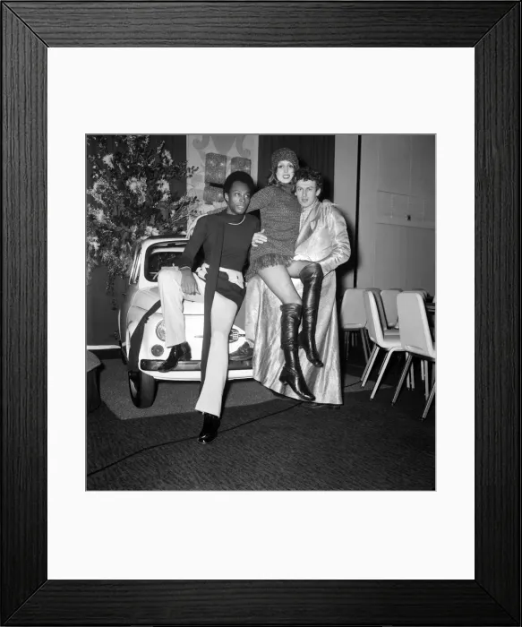 Framed Print : Clothing. Fashion. A charity ball in aid of the Greater London Fund for the blind is to