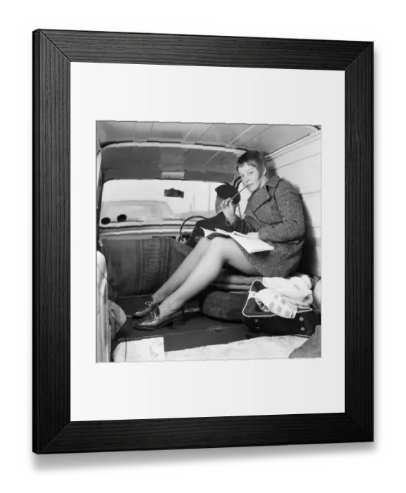 Framed Print : Education. Teenagers. Grammar school fourth former Christine Tate, 14 Framed Print : Education. Teenagers. Grammar school fourth former Christine Tate, 14