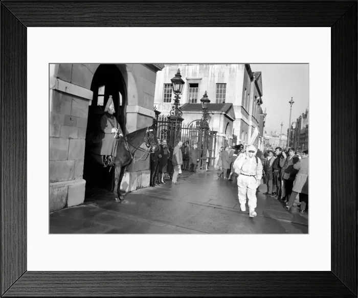 Framed Print : Military Army Humour: A Royal Marine Commando is to become Britain