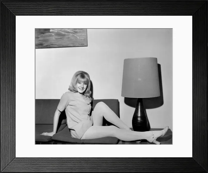 Framed Print : Actress Christy Carrol of Brighton, sister of television star Millicent Martin Framed Print : Actress Christy Carrol of Brighton, sister of television star Millicent Martin