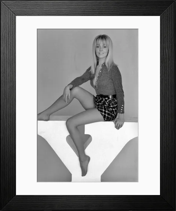 Framed Print : Danish born actress, Yutte Stensgaard. December 1969 Z11676-009