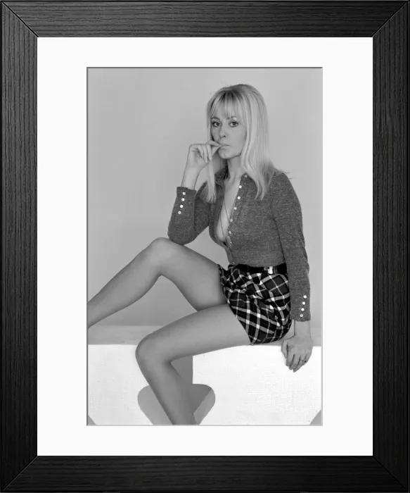 Framed Print : Danish born actress, Yutte Stensgaard. December 1969 Z11676-006 Framed Print : Danish born actress, Yutte Stensgaard. December 1969 Z11676-006
