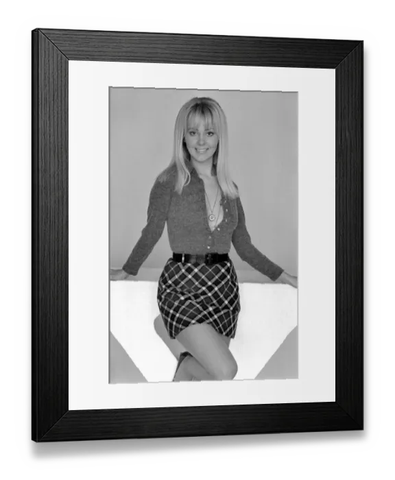 Framed Print : Danish born actress, Yutte Stensgaard. December 1969 Z11676-005 Framed Print : Danish born actress, Yutte Stensgaard. December 1969 Z11676-005