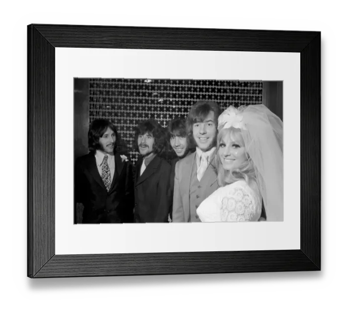 Framed Print : Dave Munden, 26, the Tremeloes pop group drummer was married to 22 yr old Andre Framed Print : Dave Munden, 26, the Tremeloes pop group drummer was married to 22 yr old Andre