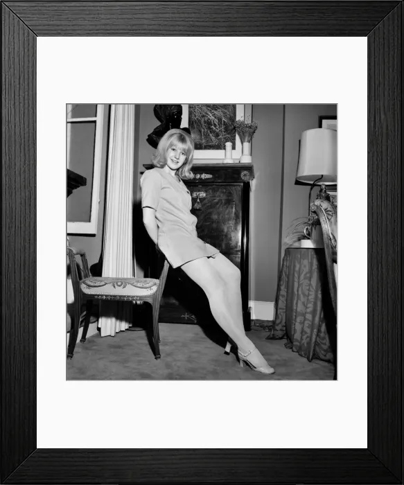 Framed Print : Actress Christy Carrol of Brighton, sister of television star Millicent Martin Framed Print : Actress Christy Carrol of Brighton, sister of television star Millicent Martin