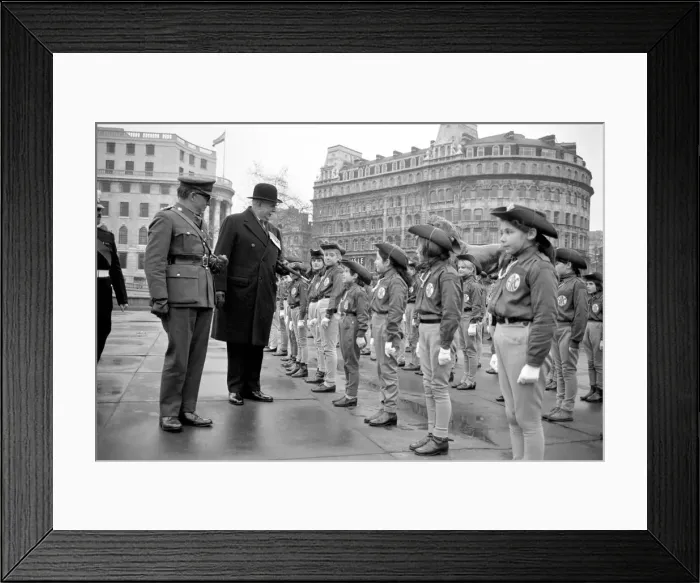 Framed Print : The Horse Rangers of the Commonwealth Association paraded in Trafalgar Sqand were Framed Print : The Horse Rangers of the Commonwealth Association paraded in Trafalgar Sqand were