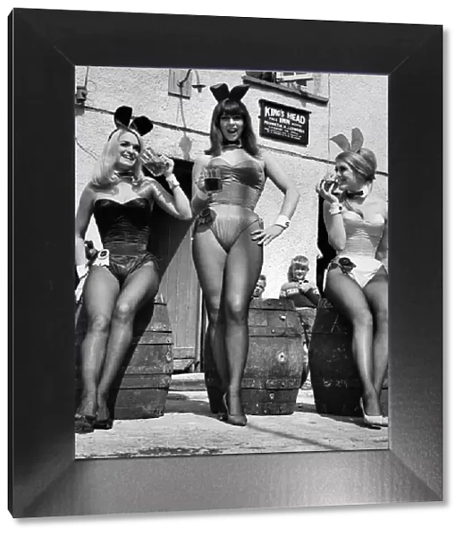 When three Bunnies visited the local. Youngest Bunny Girl, Serena Williams, 18