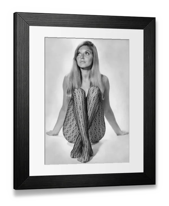 Framed Print : Clothing Stockings: Black lace never loses its old-fashioned sex appeal Framed Print : Clothing Stockings: Black lace never loses its old-fashioned sex appeal
